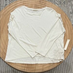 Everleigh Ivory Long Sleeve Top